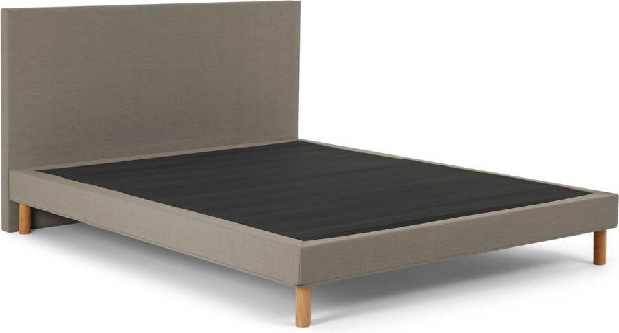 Beter Bed Basic Bed Eazi inclusief hoofdbord 140 x 200 cm olijfgroen