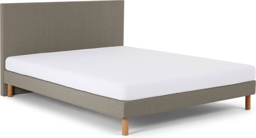 Maxi Beter Bed Basic Bed Eazi inclusief hoofdbord en matras 180 x 200 cm olijfgroen