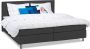 Beter Bed Basic Beddenreus Box Colorado vlak met gestoffeerd matras Tweepersoons 180 x 200 cm Antraciet - Thumbnail 1