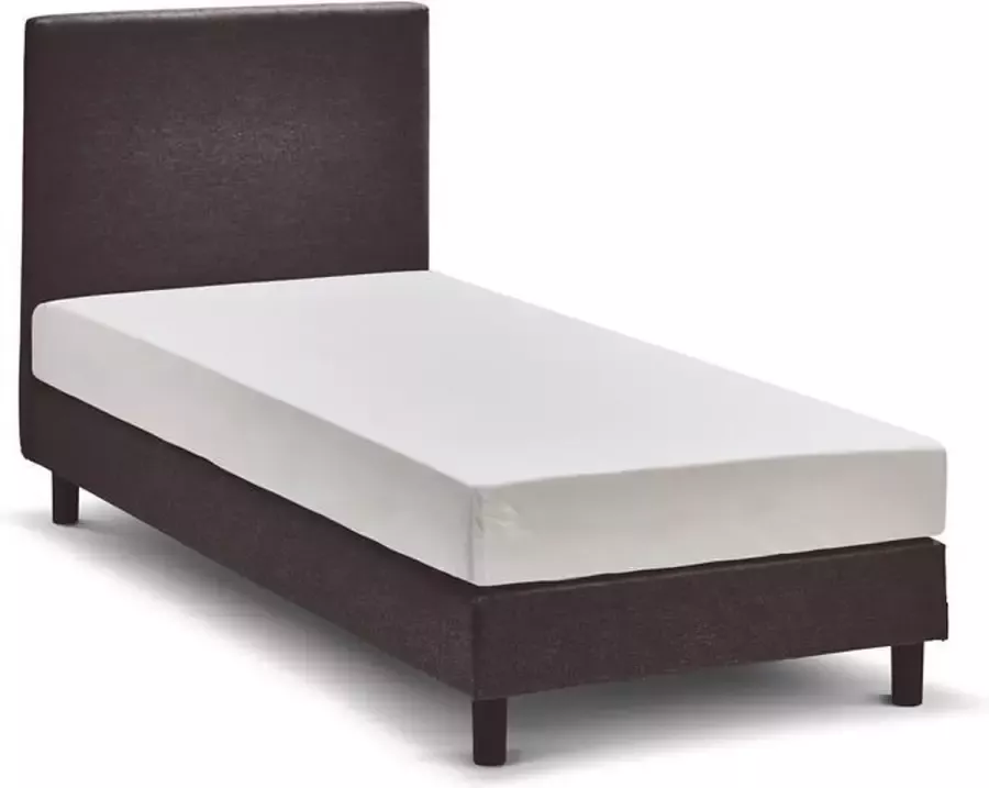 Beter Bed Basic Beter Bed Ambra Complete Boxspring met Easy Pocket Matras 120x200 cm Donkergrijs