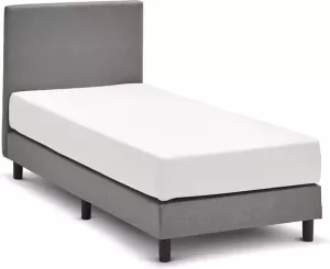Beter Bed Basic Beter Bed Cisano Complete Boxspring met Easy Pocket Matras 90x200 cm Lichtgrijs