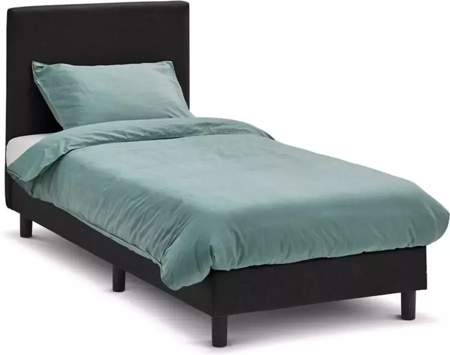Beter Bed Basic Beter Bed Cisano Complete Boxspring met Easy Pocket Matras 90x200 cm Zwart