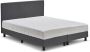 Beter Bed Basic Beter Bed Cisano Complete Boxspring met Silver Pocket Deluxe Foam Matras 140x200 cm Blauw - Thumbnail 2