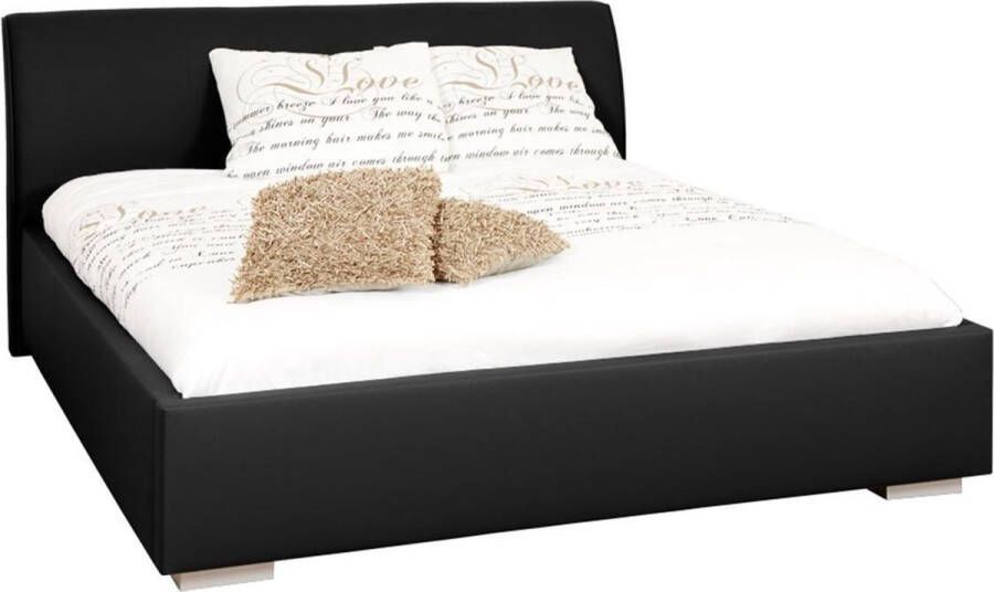 Beter Bed Basic Beter Bed Cosmos Bedframe Kunstleer 160x210 cm Zwart