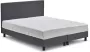 Beter Bed Basic box Ambra vlak met Easy Pocket matras 120 x 200 cm donkergrijs - Thumbnail 1