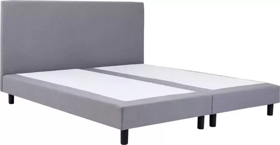 Maxi Beter Bed Basic Box Ambra vlak zonder matras 120 x 200 cm lichtgrijs