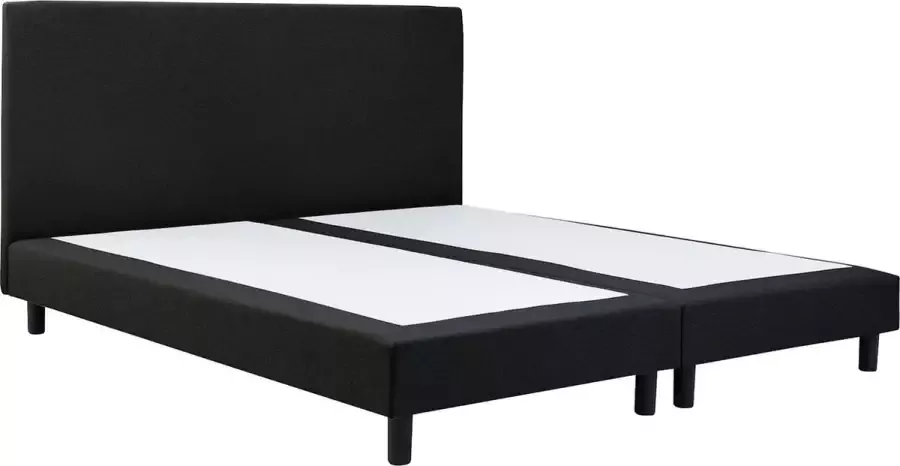 Beter Bed Basic Box Ambra vlak met gestoffeerd matras 120 x 200 cm zwart - Foto 3