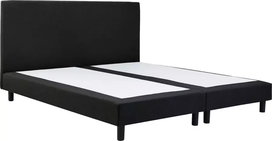 Beter Bed Basic Box Ambra vlak met gestoffeerd matras 160 x 200 cm zwart - Foto 2