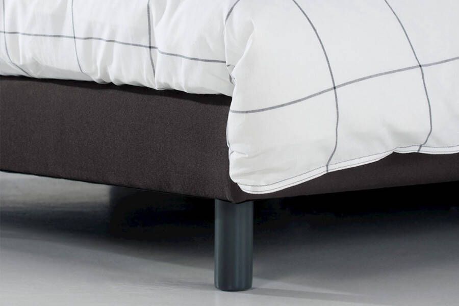 Beter Bed Basic Box Colorado met pocketveermatras Comfort X1000 140 x 200 cm donkergrijs