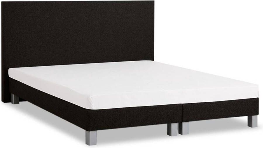 Maxi Beter Bed Basic Box Leeds vlak met Bridge matras 140 x 200 cm zwart - Foto 2