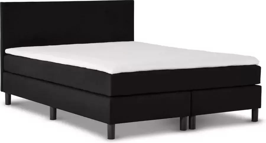 Beter Bed complete boxspring Box owen vlak met gestoffeerd matras (160x200 cm)