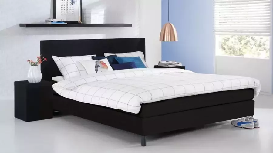 Beter Bed Basic box Watford vlak met gestoffeerd matras