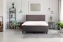 Beter Bed Basic Boxspring Bellino vlak met gestoffeerd matras 2-persoons 140 x 200 cm donkergrijs - Thumbnail 2