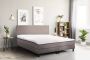 Beter Bed Basic Boxspring Bellino vlak met gestoffeerd matras 2-persoons 160 x 200 cm lichtgrijs - Thumbnail 2