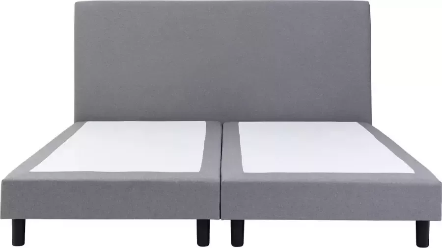 Beter Bed Basic Boxspring Cisano vlak zonder matras 160 x 210 cm lichtgrijs