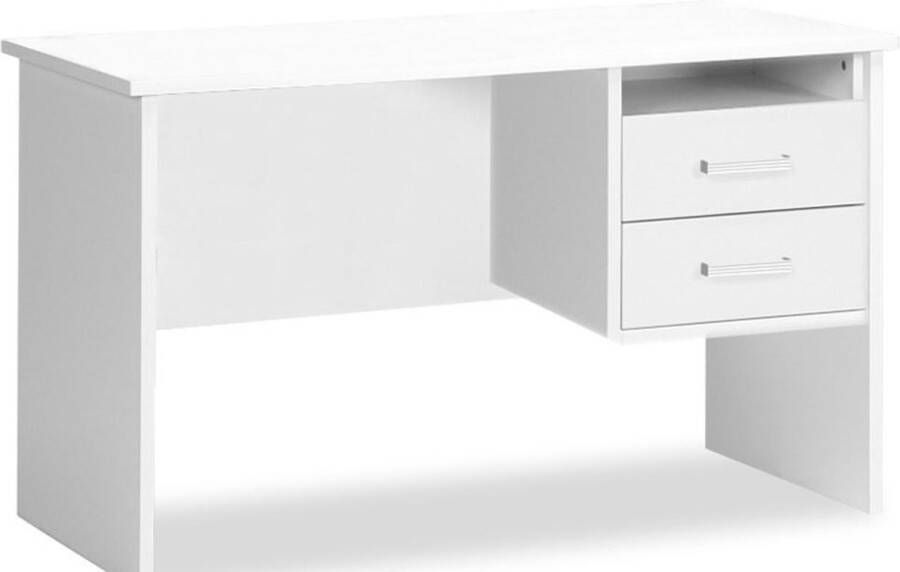 Beter Bed Basic Bureau Jesse 125 x 75 x 58 cm wit