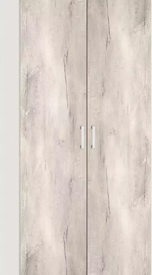 Beter Bed Basic draaideurkast Compact 101.9 x 215 x 58 5 cm zwart