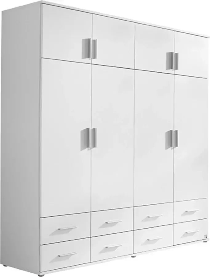 Beter Bed Basic Draaideurkast Kemi 181 x 194 x 53 cm wit