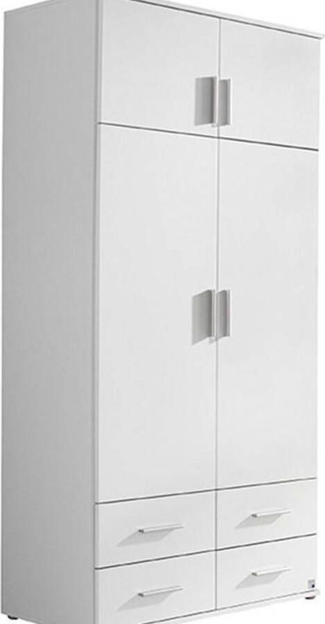 Beter Bed Basic Draaideurkast Kemi 92 x 194 x 53 cm wit