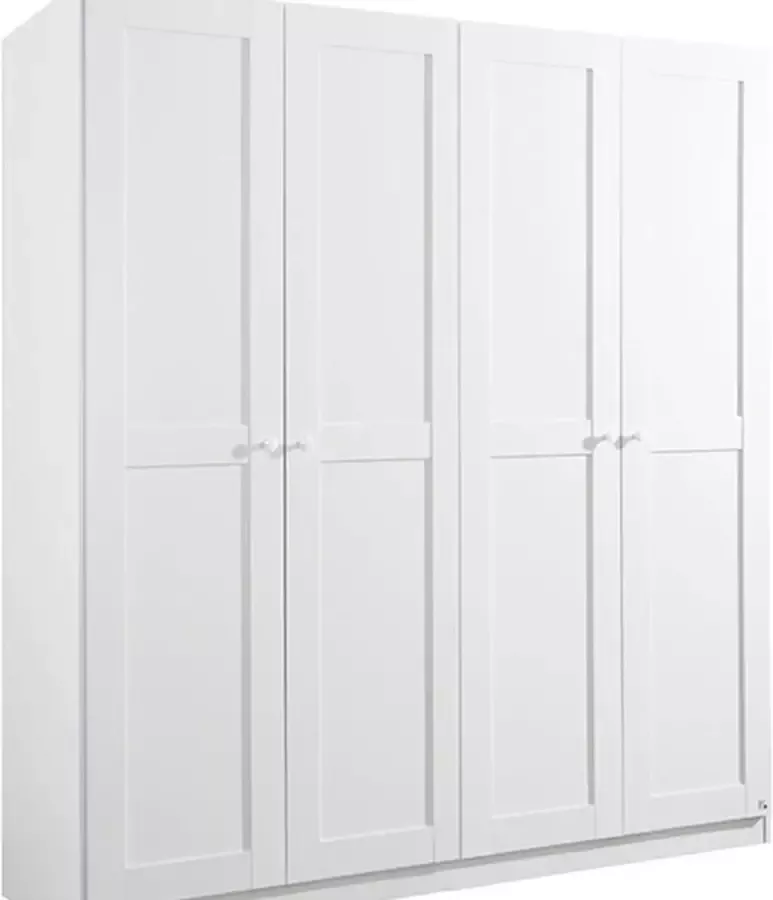 Beter Bed Basic Draaideurkast Montana 191 x 197 x 54 cm wit