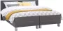 Beter Bed Beddenreus Kerry Deluxe Complete Boxspring met Gestoffeerd Matras 160x200 cm Antraciet - Thumbnail 3