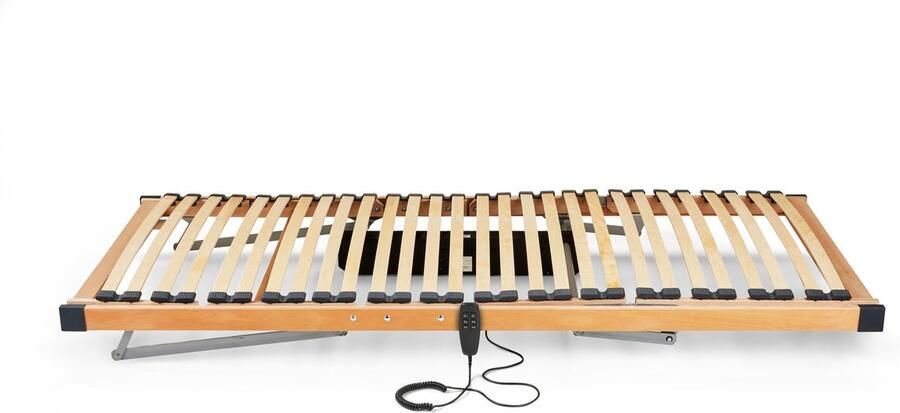 Beter Bed Bossflex 200 Lattenbodem 90 x 220 cm Elektrisch Verstelbaar Bedbodem Bedraad Max. 90kg Hout