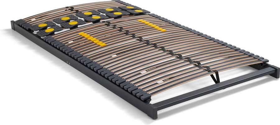 Beter Bed Select Beter Bed Bossflex 600 Lattenbodem 1+1 gratis Deluxe vlak Comfortzones 100 x 210 cm Tot 120 kg - Foto 1