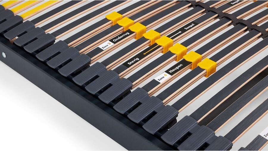 Beter Bed Select Beter Bed Bossflex 600 Lattenbodem Handverstelbaar Comfortzones 80 x 210 cm Tot 120 kg - Foto 1