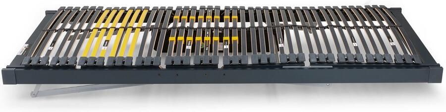 Beter Bed Bossflex 600 Lattenbodem 80 x 190 cm Elektrisch Verstelbaar Bedbodem Draadloos Max. 120kg Antraciet Geel