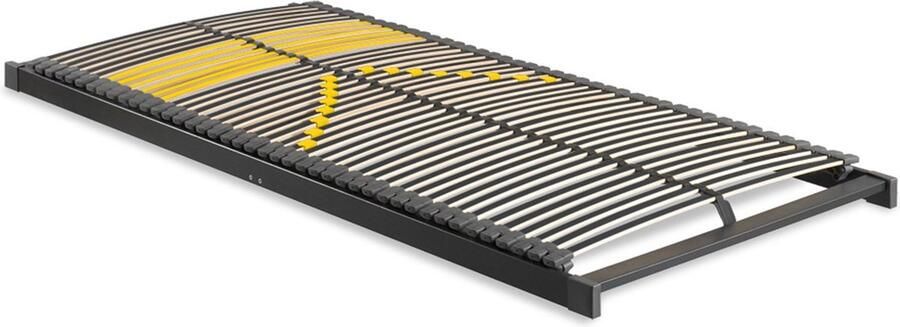 Beter Bed Bossflex 600 Lattenbodem 90 x 190 cm Bedbodem Vlak Max. 120kg Antraciet Geel