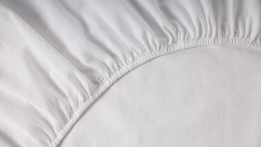 Beter Bed Select Molton Waterdicht 90 x 200 210 cm Matrasbeschermer Incontinentie Matrashoes 30 cm Wit