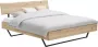 Beter Bed Select Bed Elessar Raw 180 x 200 cm eiken - Thumbnail 2