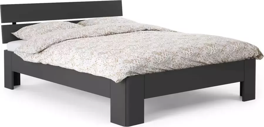 BBright Beter Bed Fresh 400 Bedframe met Hoofdbord 120x210 cm Antraciet