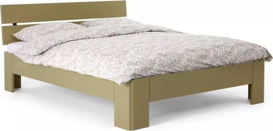 BBright Beter Bed Fresh 400 Bedframe met Hoofdbord 140x200 cm Rietgroen