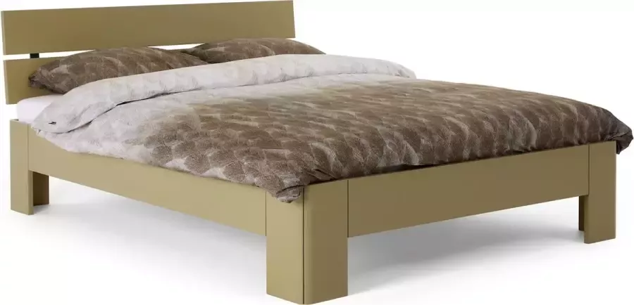 BBright B Bright Fresh 450 Bed met Hoofdbord 120 x 210 cm Bedframe Rietgroen Bedombouw Instaphoogte: 45cm Tweepersoonsbedden - Foto 2