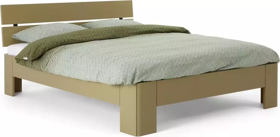 Beter Bed Select Bed Fresh 500 met hoofdbord 120 x 200 cm rietgroen