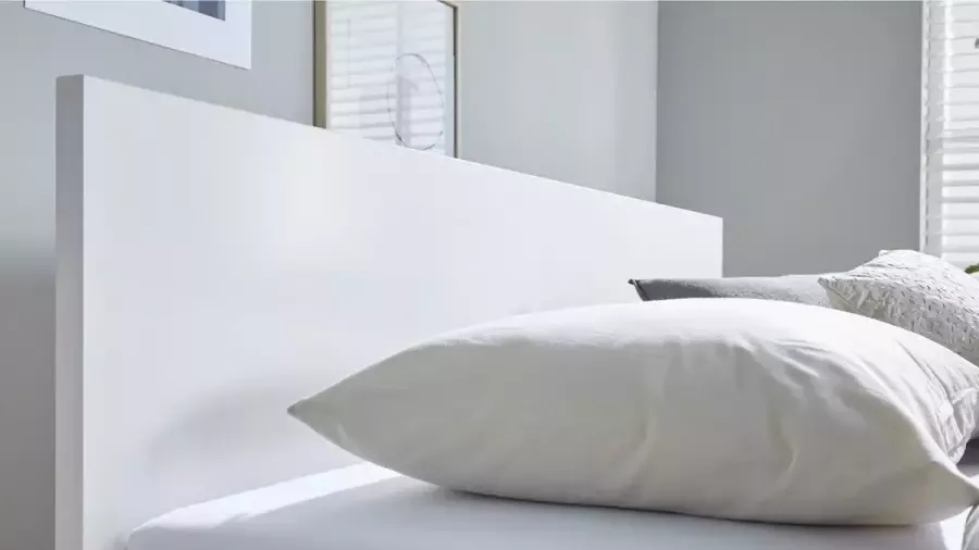 Beter Bed Select Bed Ragnar met hoofbord hout 160 x 210 cm wit