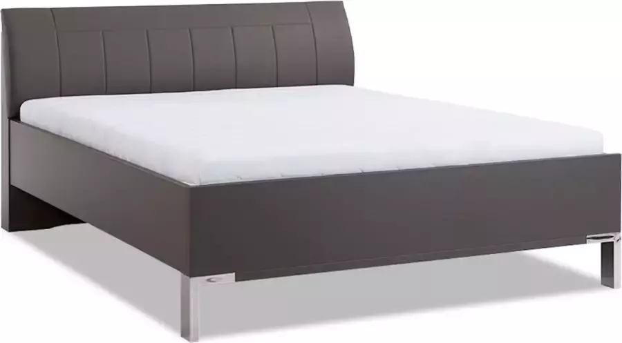 BBright B Bright Bed Suite met poten in chroomkleur 160 x 200 cm havanna havanna