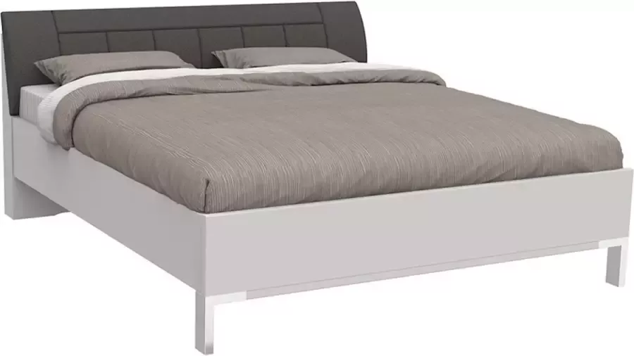 Beter Bed Select bed Suite met chrome poten 180 x 200 cm wit havanna