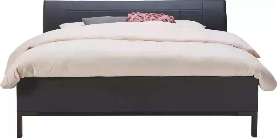 Beter Bed Select Bed Suite met rawsteel poten 180 x 220 cm grafiet grafiet