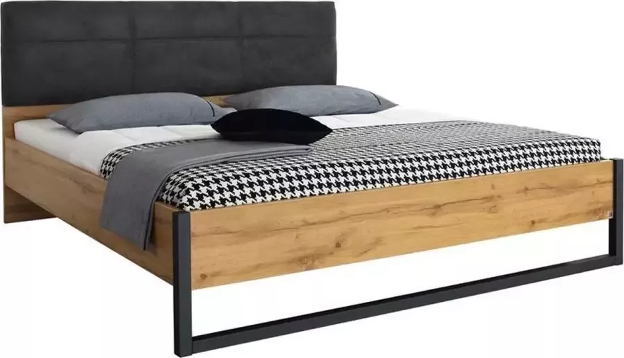 Beter Bed Select bed Titan 140 x 200 cm eiken+zwart