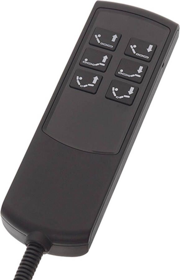 Beter Bed Bossflex 400 Lattenbodem 80 x 220 cm Elektrisch Verstelbaar Bedbodem Bedraad Max. 120kg Antraciet Geel - Foto 2