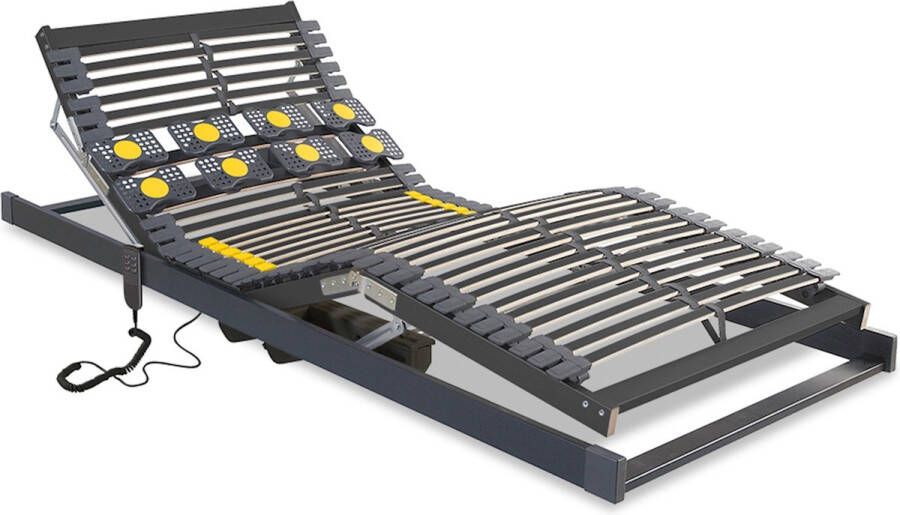Beter Bed Select Beter Bed Bossflex 600 Lattenbodem Deluxe elektrisch verstelbaar bedraad 90 x 220 cm Tot 120 kg