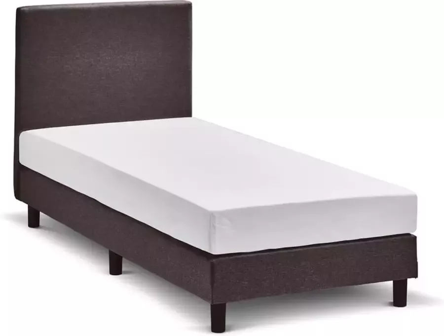 Beter Bed Select Beter Bed Cisano Complete Boxspring met Silver Pocket Deluxe Foam Matras 90x200 cm Zwart