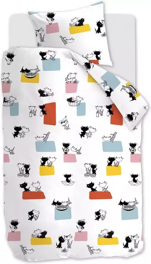 Beter Bed Select Beter Bed Dekbedovertrek Vrienden 140 x 200 220 cm multicolour