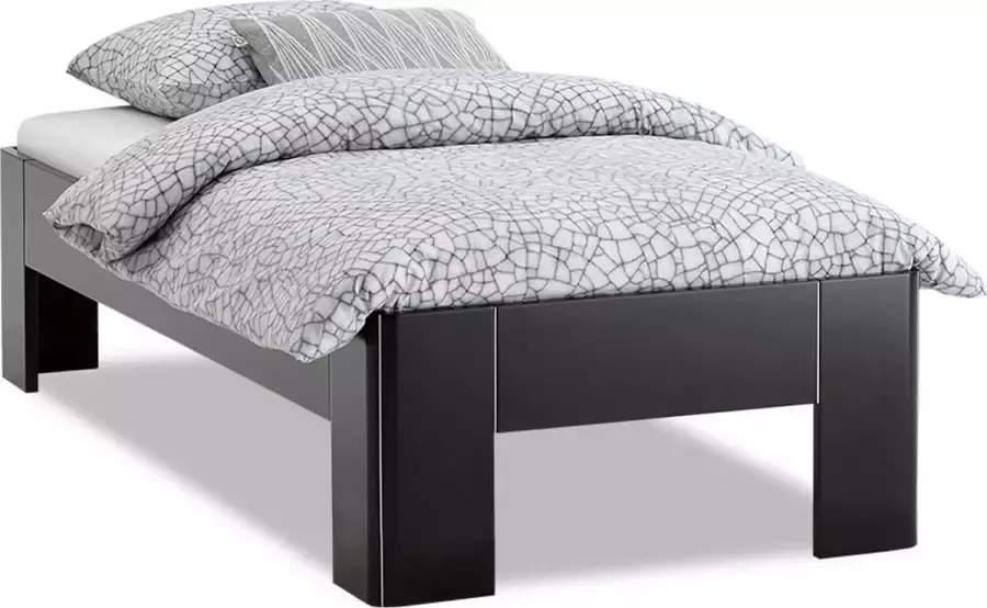 BBright B Bright Fresh 450 Bed 140 x 210 cm Bedframe Zwart Bedombouw Instaphoogte: 45cm Tweepersoonsbedden