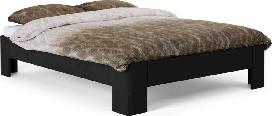 BBright B Bright Fresh 450 Bed 180 x 200 cm Bedframe Zwart Bedombouw Instaphoogte: 45cm Tweepersoonsbedden