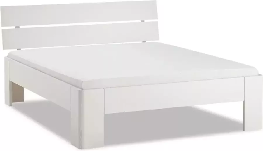 BBright B Bright Fresh 450 Bed met Hoofdbord 120 x 200 cm Bedframe Wit Bedombouw Instaphoogte: 45cm Tweepersoonsbedden - Foto 1