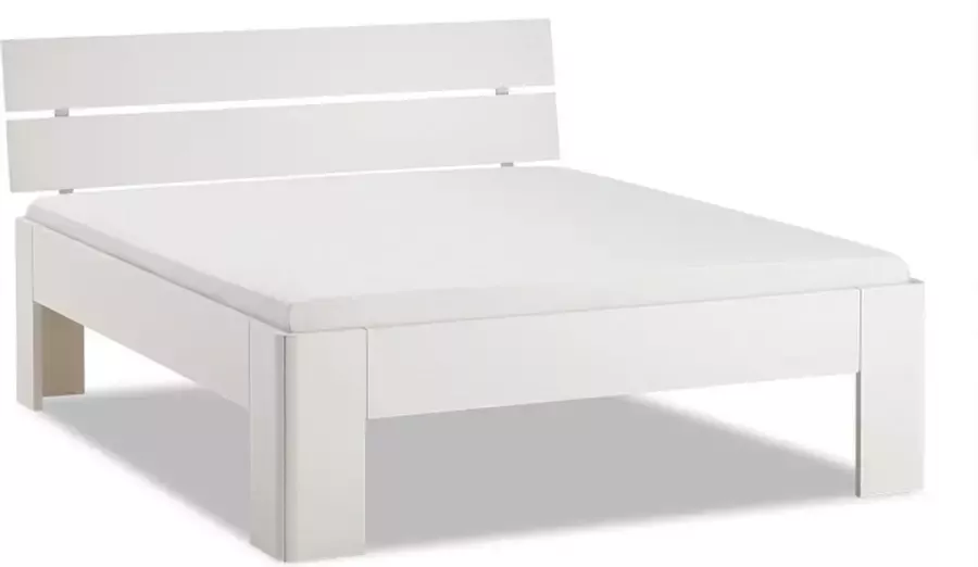 BBright B Bright Fresh 500 Bed met Hoofdbord 120 x 200 cm Bedframe Wit Bedombouw Instaphoogte: 50cm Tweepersoonsbedden - Foto 1