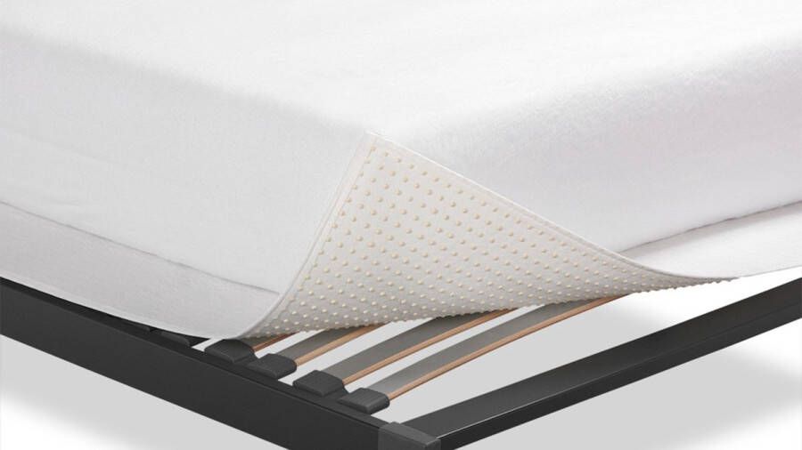 Beter Bed Select Beter Bed Molton Hoeslaken en Anti-Slip Matrasonderlegger Beschermingspakket 80x200x30 cm